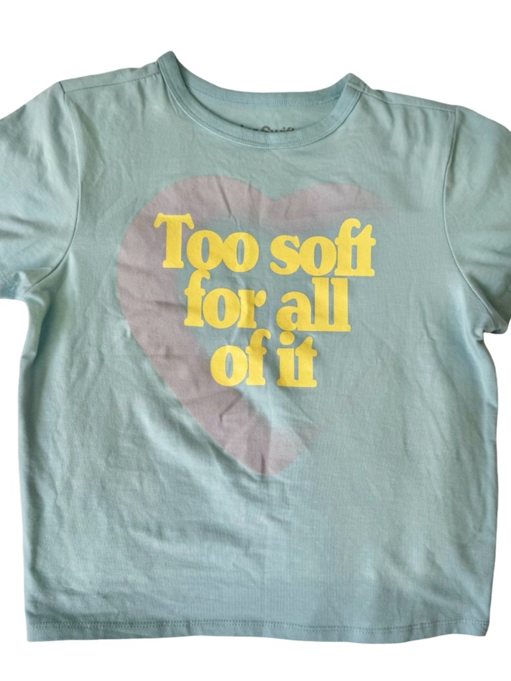 Taylor Swift Merch Midnights “Too Soft For All Of It” Crop Top